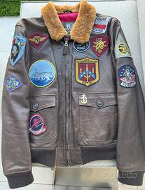 Top Gun G1 Maverick Pete Mitchell giacca in pelle