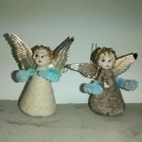 2 rarissimi addobbi per albero di natale anni 50 -