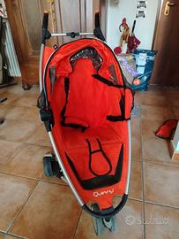 passeggino 'Quinny Zapp' arancione a 3 ruote