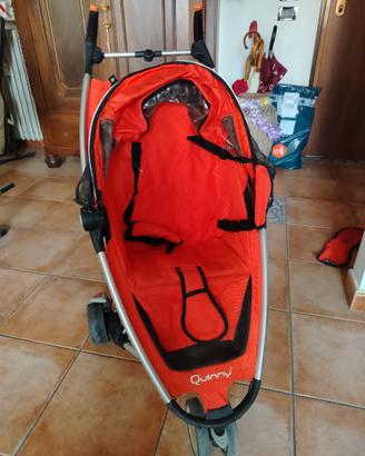 passeggino 'Quinny Zapp' arancione a 3 ruote