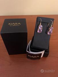 Orecchini oro rosa 750 ct