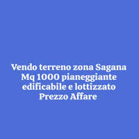 Vendita terreno Sagana