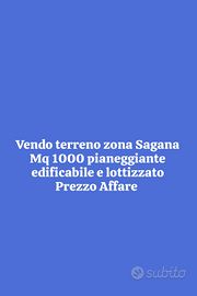 Vendita terreno Sagana