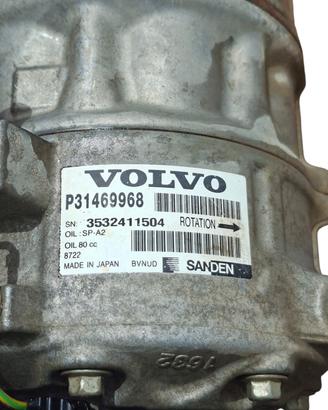 Compressore clima Volvo V60 2000d 190 Cv 2010/2018