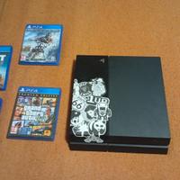 PS4 con 4 giochi