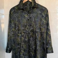Camicia donna “Oltre” raso stampato tg 52