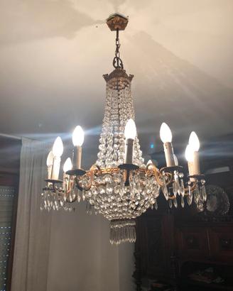 Lampadario in cristallo
