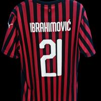 Maglia milan stagione 2019/2020 Zlatan Ibrahimovic