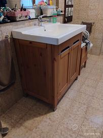 Ikea mobile bagno con lavabo in ceramica - usato