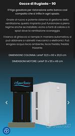 Frigo gasatore per ristorazione compatto