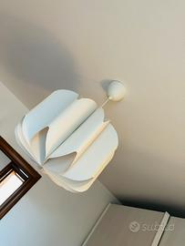 Lampadario moderno ikea bianco