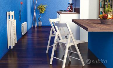 Sedia Pieghevole a Libro Legno Massello Pub Bar