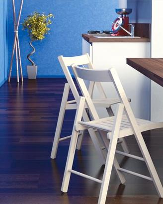 Sedia Pieghevole a Libro Legno Massello Pub Bar