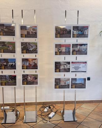 3 Vetrine LEDMAG Tecnostyl - 16 Cornici A4