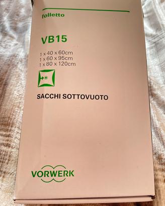 N.3 Sacchetti Sottovuoto VB15 Folletto