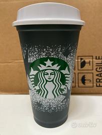 STARBUCKS tumbler Christmas Edition riutilizzabile