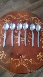 set posate da 6 cucchiai acciaio inox 