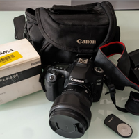 Canon eos 80d con obiettivo Sigma 17 70
