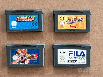 Set 4 giochi per Gameboy Advance