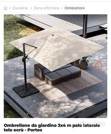 Ombrellone giardino 4x3
