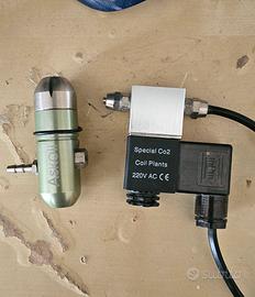 Riduttore Askoll per CO2 con elettrovalvola