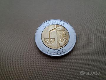 500 lire sanmarinesi "Chimica" (1998)