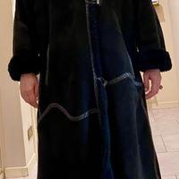 SHEARLING NERO LUNGO