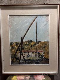 Quadro a olio incorniciato