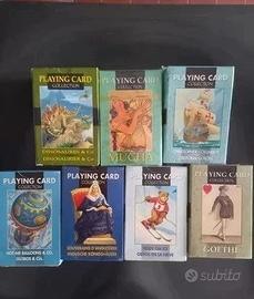 Lotto Carte da gioco Scarabeo Pocker Cards 7 mazzi