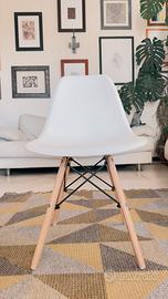 4 sedie modello Eames