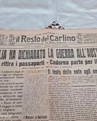 Copia da originale dell' edizione straordinaria de