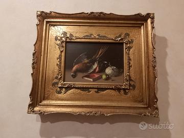 Dipinto olio su tela rigida