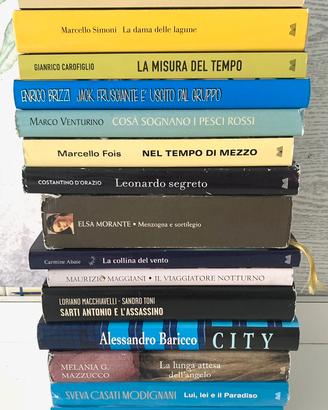 15 libri di autori italiani edizioni Mondolibri