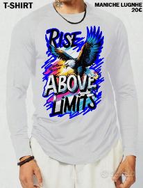 T-shirt unisex maniche lunghe personalizzate 