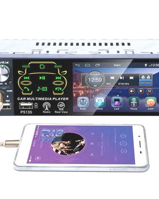 RADIO 4.1" UNIVERSALE 1DIN SCHERMO TOUCHSCREEN