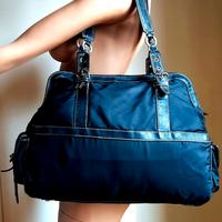 Originale LES COPAINS,borsa tracolla pelle/nylon