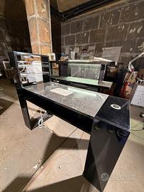 Tavolo manicure per centro estetico con aspiratore