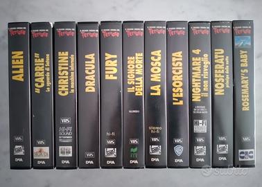 11 Videocassette Horror PREZZO TRATTABILE