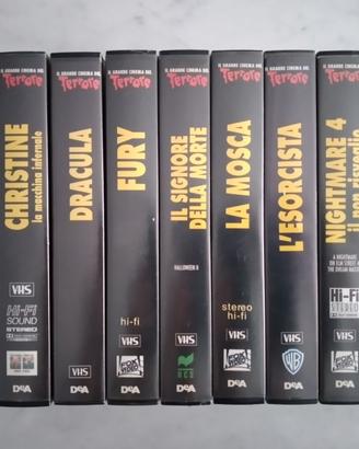 11 Videocassette Horror PREZZO TRATTABILE
