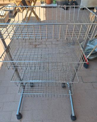 carrello in ferro porta oggetti