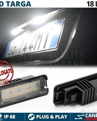 2 Placchette Luci Targa LED per Seat CANbus 18 LED