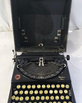 MACCHINA DA SCRIVERE PORTATILE ANNI '30 REMINGTON