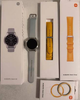 Xiaomi Watch S3 Silver + Bezel e Cinturino