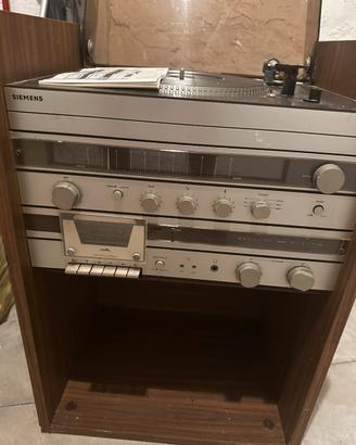 Giradischi Siemens con mobiletto