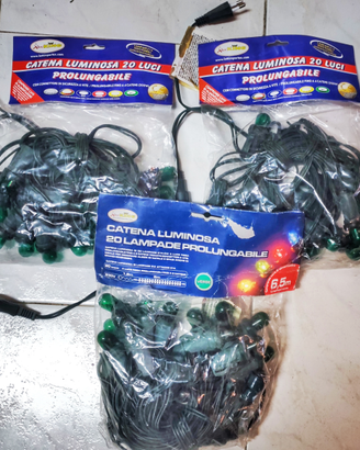 Stock Luci natale