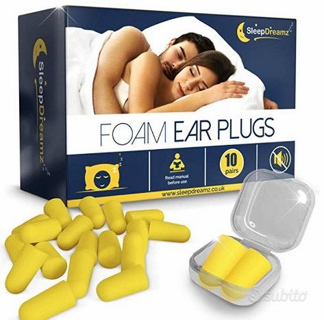 2 coppie tappi orecchie musica, Hearprotek tappi per orecchie antirumore con cor