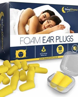 Tappi auricolari anti rumore Orecchie Dormire