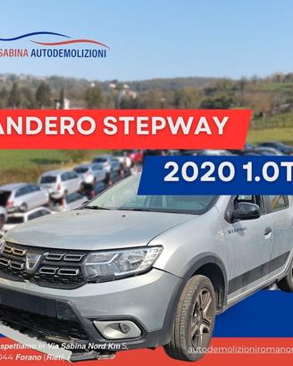 dacia sandero stepway 2020 900 turbo benz ricambi 