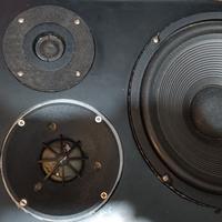 coppia casse autocostruite su mobili rcf br40b