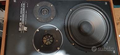 coppia casse autocostruite su mobili rcf br40b